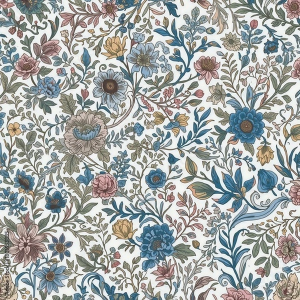 Obraz seamless floral pattern