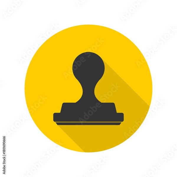 Fototapeta Stamp icon isolated on transparent background