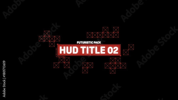 Fototapeta HUD Title 02