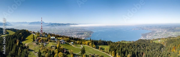 Obraz Blick vom Pfänder auf den Bodensee