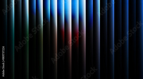 Fototapeta Abstract vertical lines with a gradient of colors creating a modern and visually interesting background design element