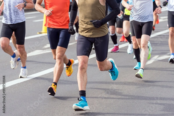 Obraz マラソン大会　市民マラソンイメージ
