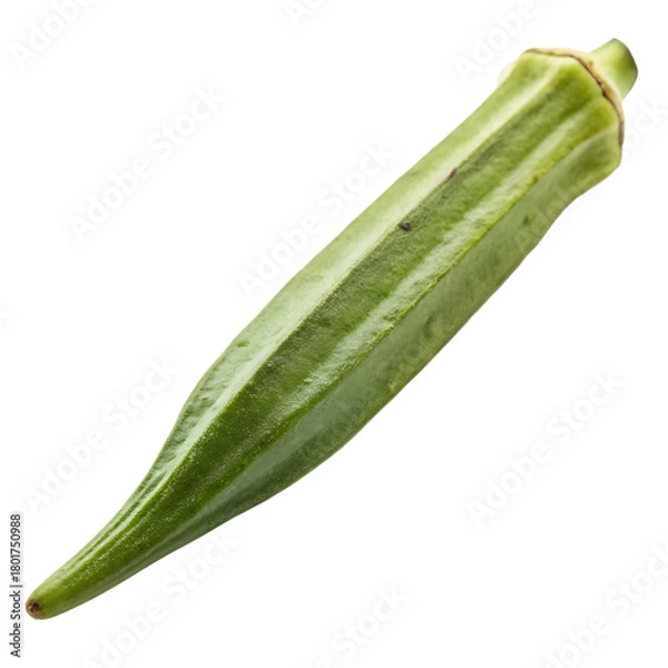 Fototapeta Cucumber isolated on a transparent background
