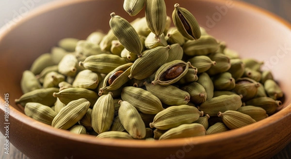 Obraz cardamom in a bowl
