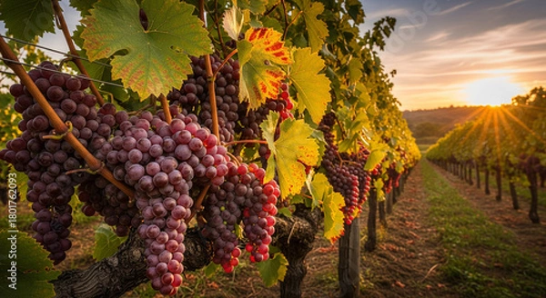 Obraz vineyard in autumn