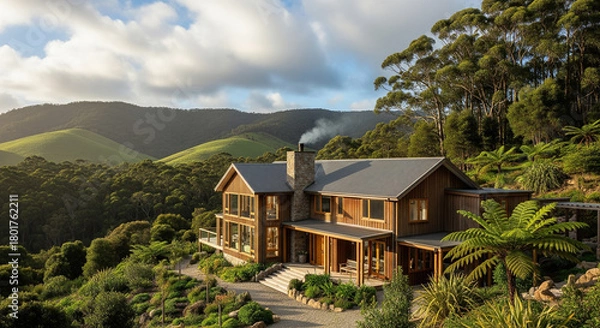 Obraz house in the mountains