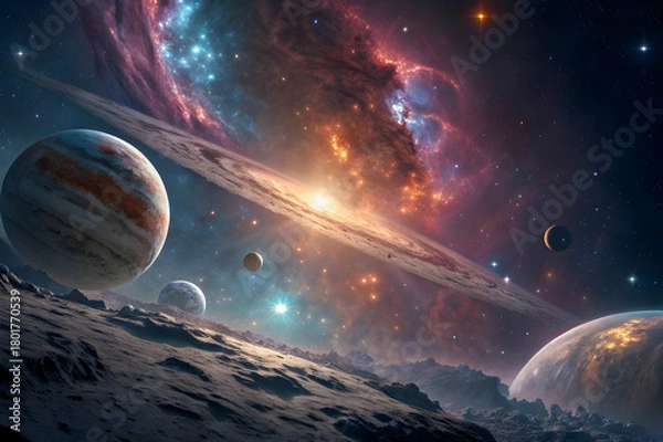 Fototapeta planet in space