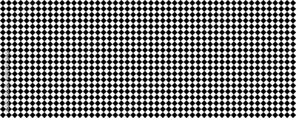 Fototapeta Seamless Black White Harlequin Diamond Pattern Background For Fashion, Packaging, Wallpaper, And Branding. Classic Geometric Check Backdrop Texture. Vector Illustration.