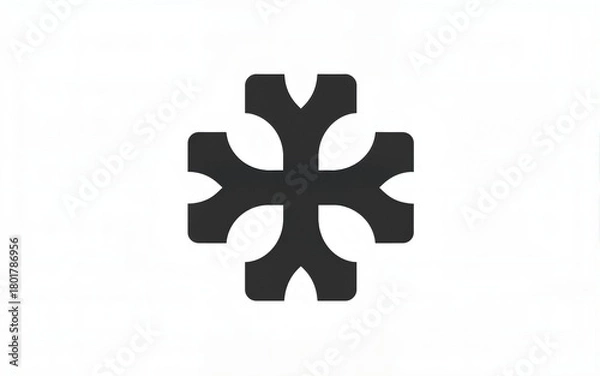 Fototapeta union glyph icon. High quality