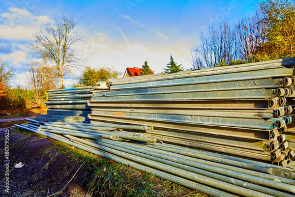 Obraz bau-gerüstteile