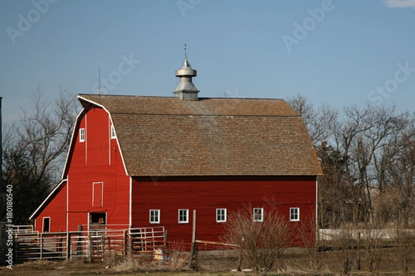 Fototapeta Old Barns that no longer serve a use in modern ranching and farming