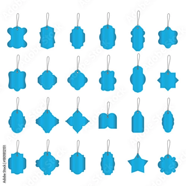 Fototapeta tag bundle vector illustration design