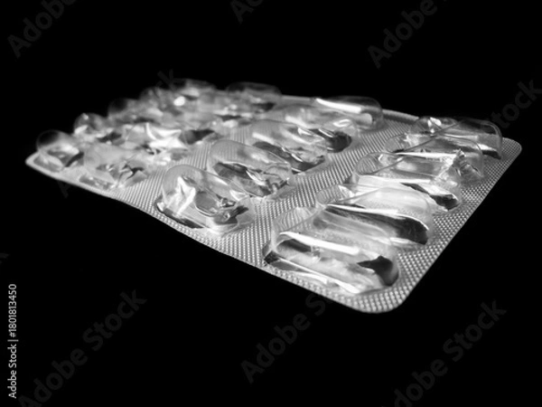 Obraz Used medication packaging