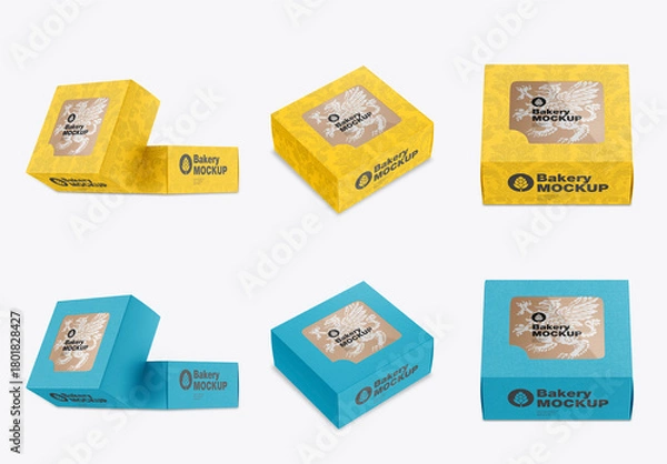 Obraz Bakery Box Mockup