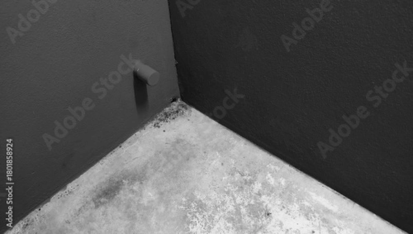 Obraz concrete wall and floor