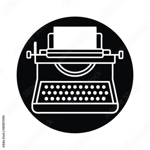 Obraz Typewriter Icon