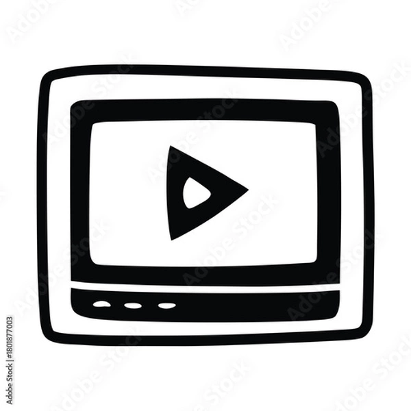 Obraz Video Preview Screen Icon