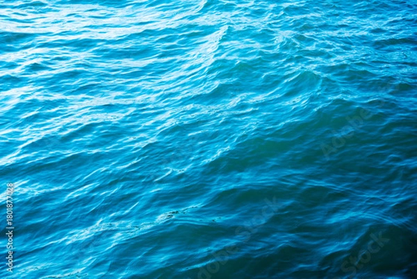 Obraz Blue sea water background texture