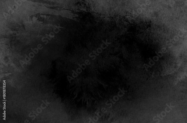 Obraz Dark abstract background in watercolor