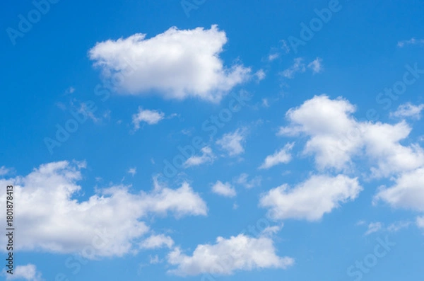 Obraz White cloud in the blue sky