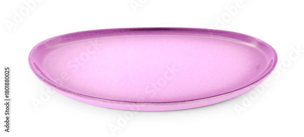 Fototapeta empty plate isolated on white.
