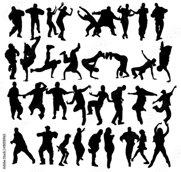 Fototapeta Crowd dancing