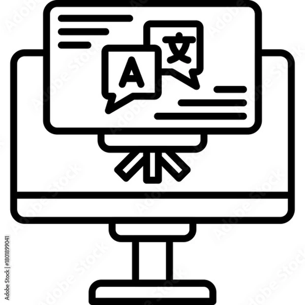 Obraz Blackboard Icon