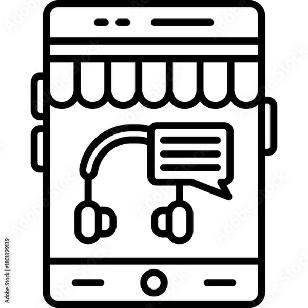 Obraz Customer Service Icon