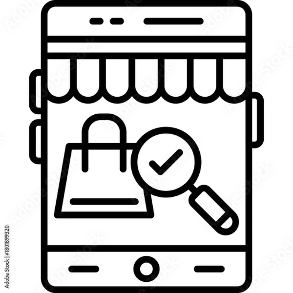 Obraz Magnifying Glass Icon