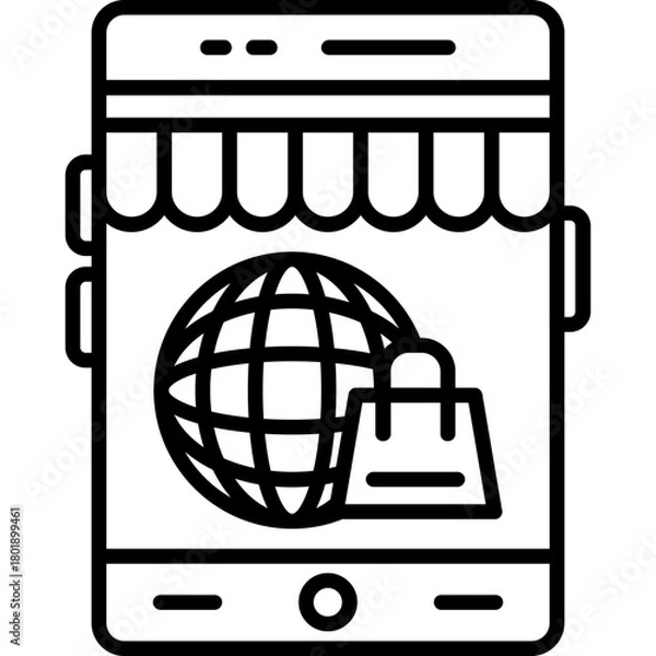 Obraz Worldwide Shipping Icon