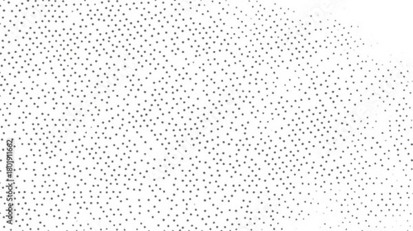 Obraz Scattered irregular grey dots on a white background abstract pattern texture vector