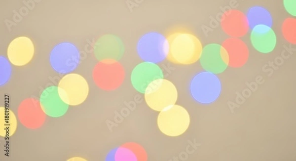 Fototapeta Abstract Colorful Bokeh Lights Background, Out of focus, Blurred, Circles