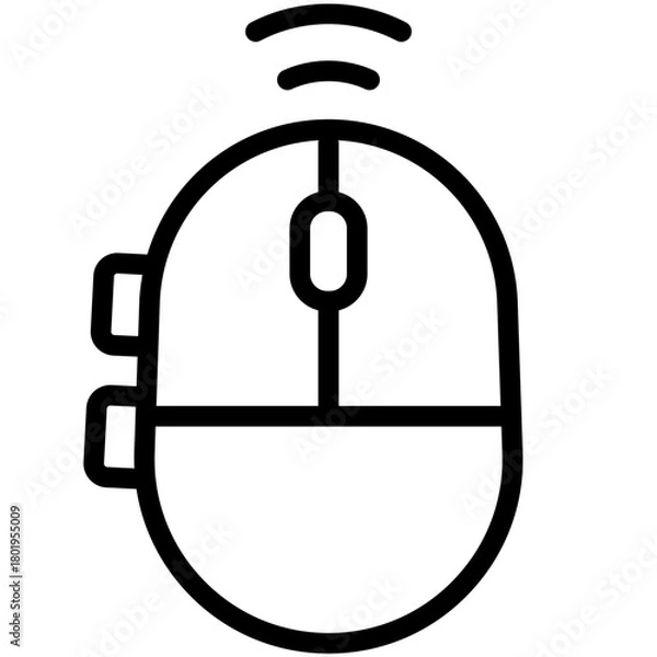 Obraz wireless mouse icon