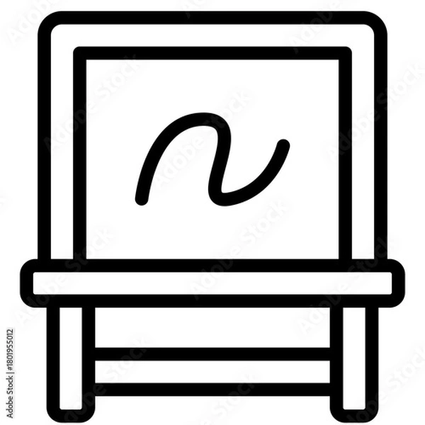 Obraz whiteboard icon