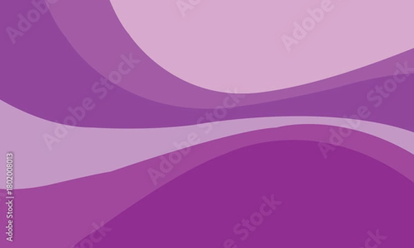 Fototapeta Layered purple wave pattern with abstract flowing shapes.