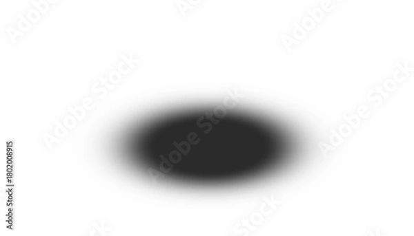 Obraz Realistic drop shadow effect for design isolated on transparent background