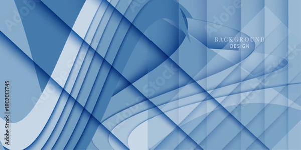 Fototapeta Blue pastel abstract background abstract wave background