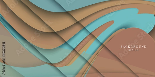 Fototapeta Abstract background with dynamic gradient color effect