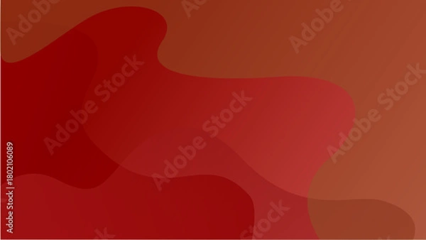 Obraz red gradient vector illustration of an abstract background