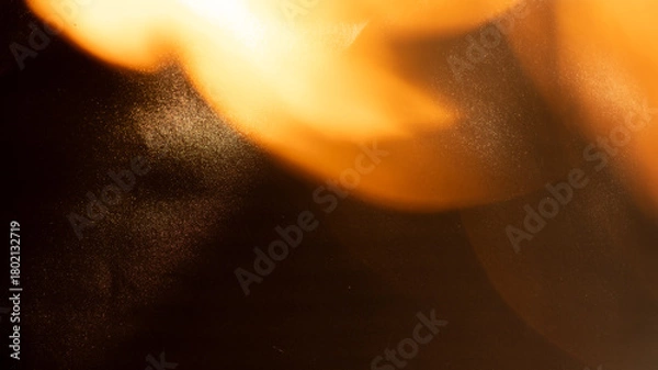 Obraz light leaks overlay effect with blurry bokeh light leaks,retro film distressed grain noisy texture light leak flare on black background,old film burn background,abstract background with ray