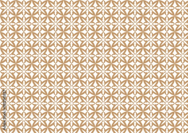 Obraz Elegant Geometric Floral Pattern Background for Decoration and Design