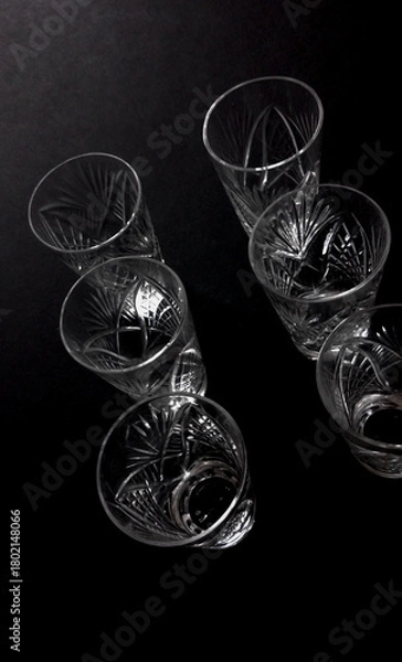 Obraz Crystal glasses.