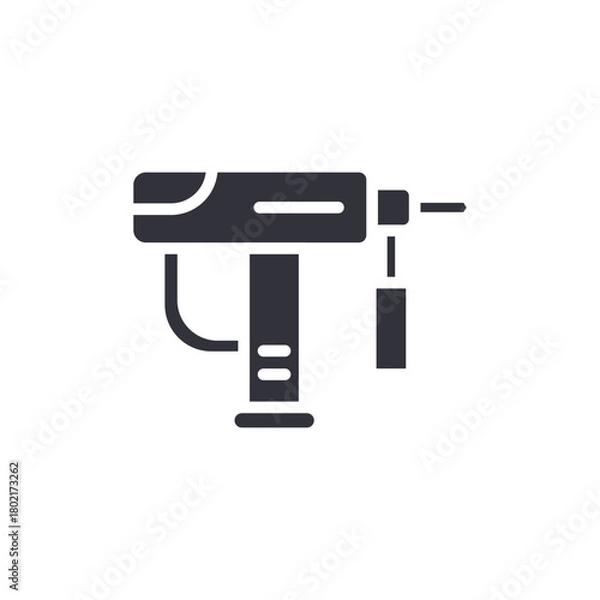 Obraz Cordless Drill Machine Icon Graphic Modern Symbol