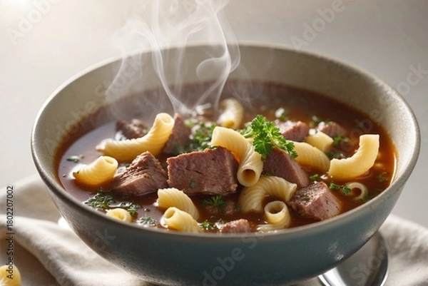 Obraz Small Pasta with Meat