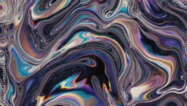 Fototapeta Abstract Swirling Colors and Textures.