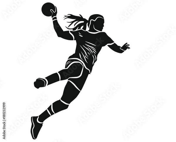 Obraz Handballeuse