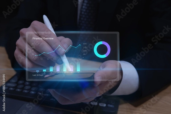 Obraz Business Analytics and Financial Growth