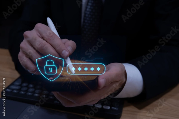 Obraz Cybersecurity and Data Protection