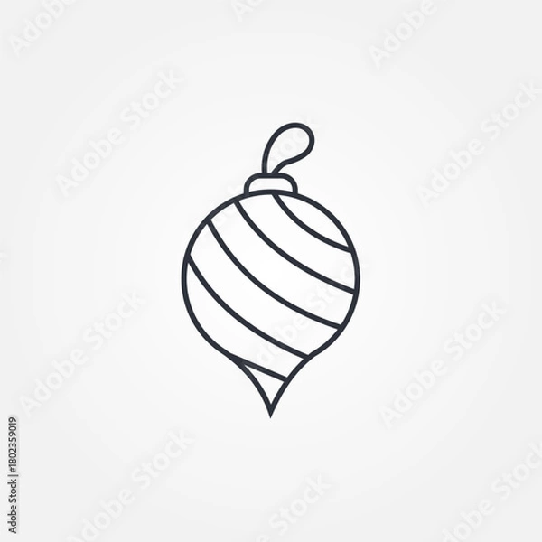 Fototapeta christmas ornaments icon symbol illustration vector eps10 logo template design pattern seamless bright minimal design flat design realistic style simple design modern design