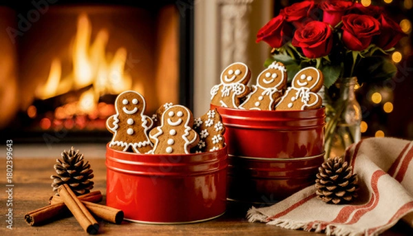 Obraz Biscotti Natalizi Pan di Zenzero 